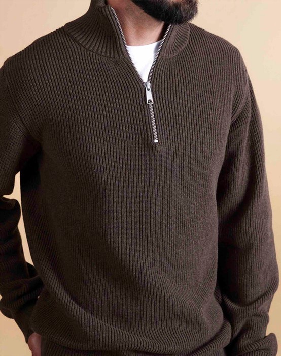 Halfzip Organic Cotton Men's Strik